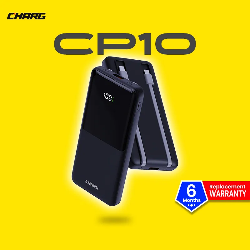 CHARG CP10 10000 mAh 22.5W Fast Charging Power Bank