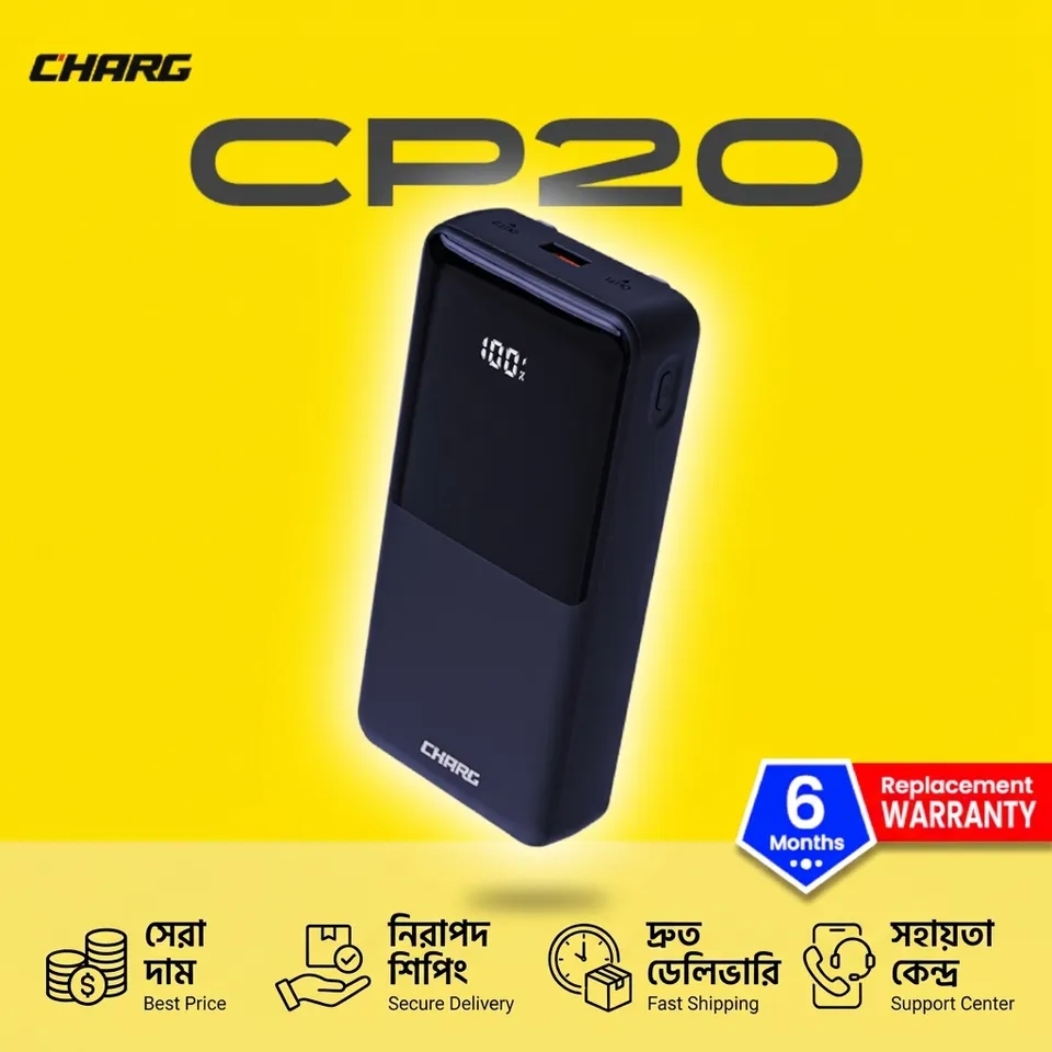 CHARG CP20 20000 mAh 22.5W Fast Charging Power Bank